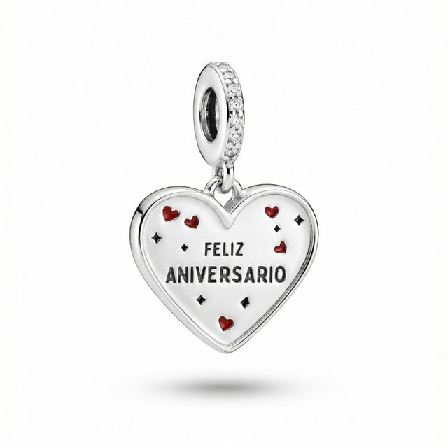Charm Corazón Feliz Aniversario