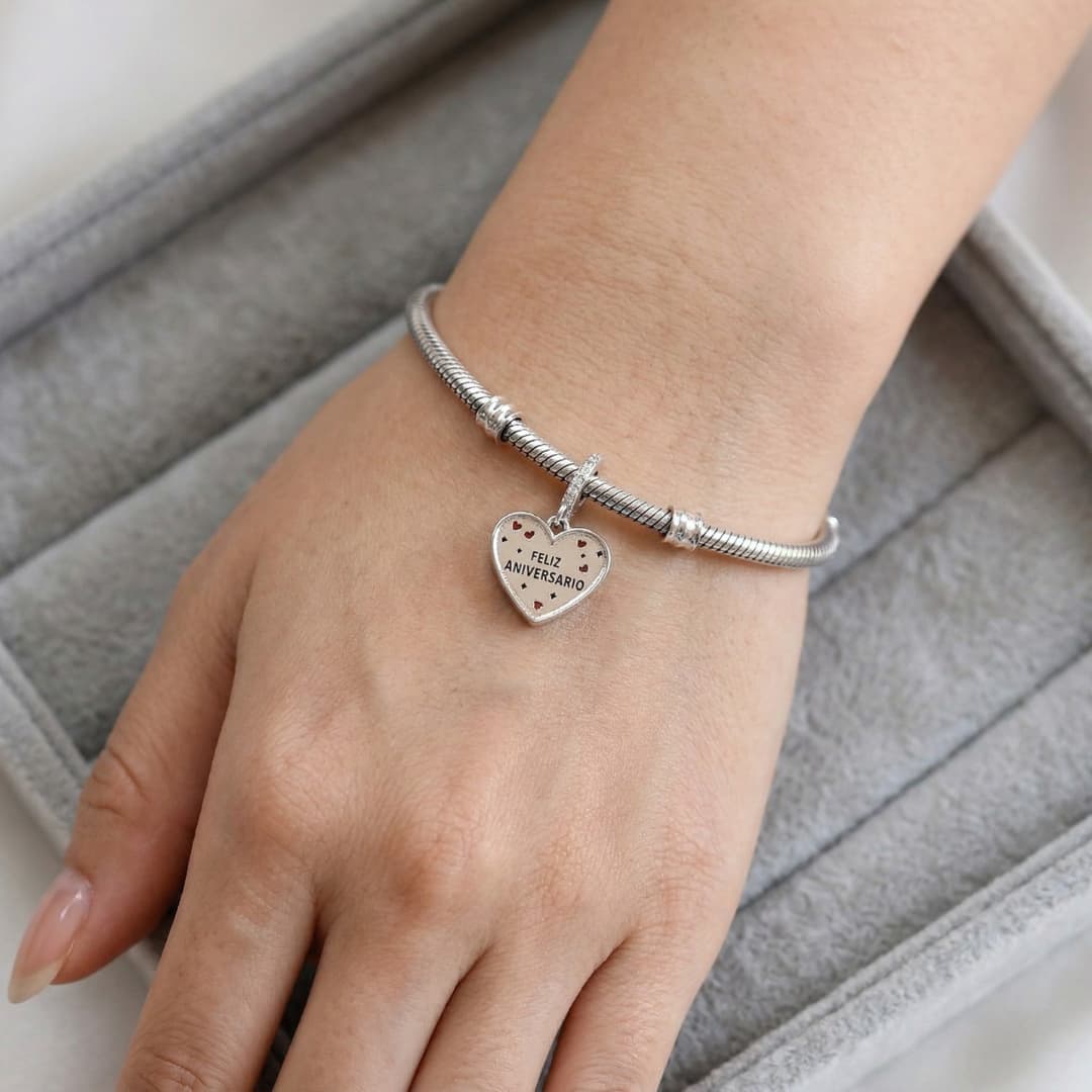 Charm Corazón Feliz Aniversario