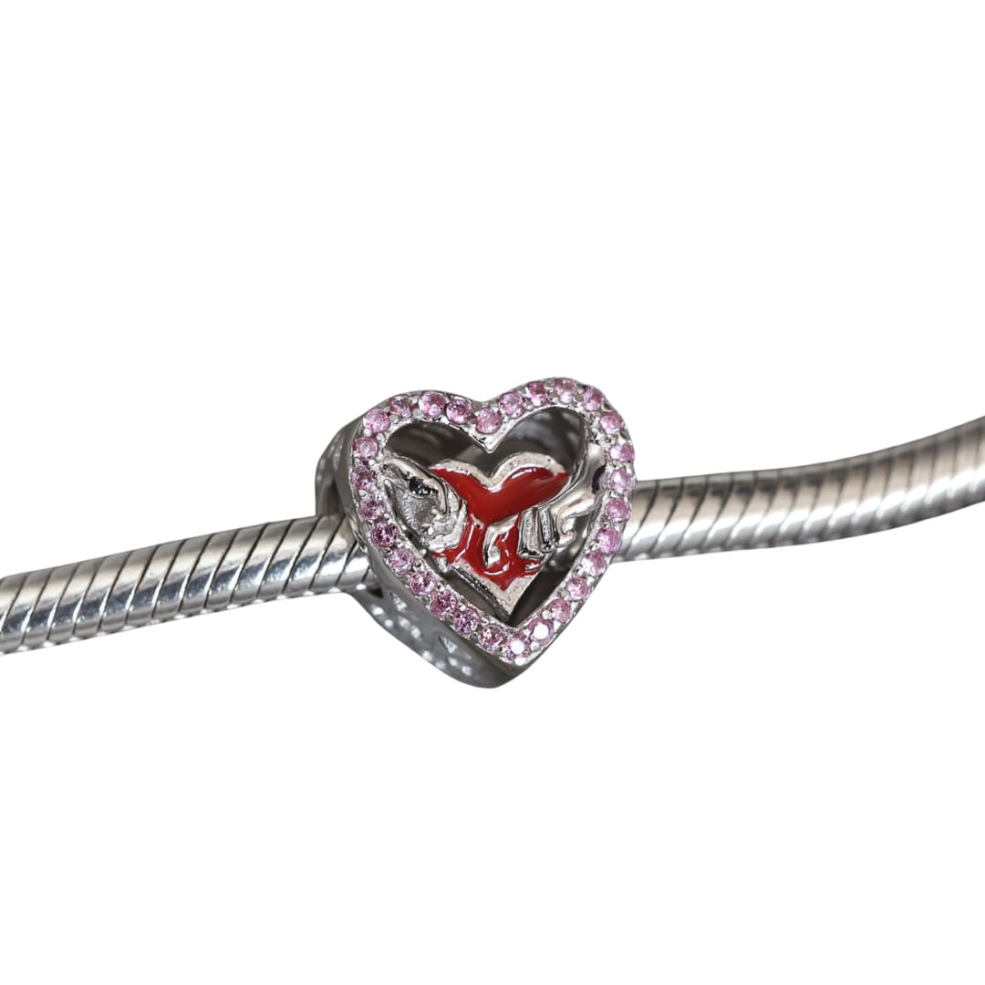 Charm Corazón Pinky Promise Rojo