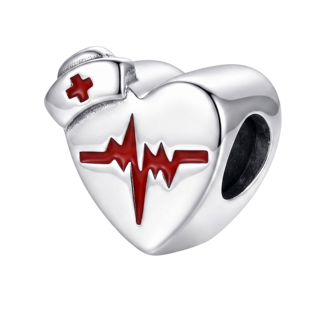 Charm Corazón Enfermera ECG
