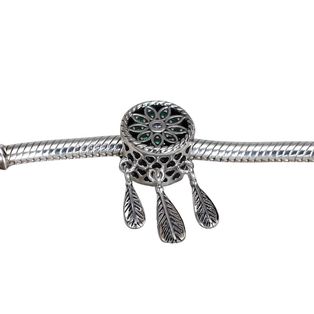Charm Atrapasueños Mandala Verde