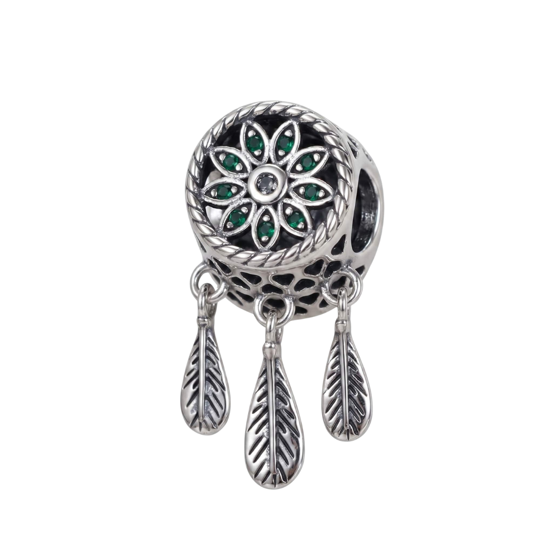 Charm Atrapasueños Mandala Verde