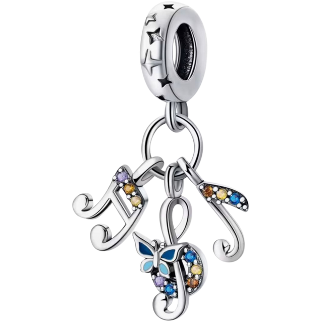 Charm Notas Musicales de Color