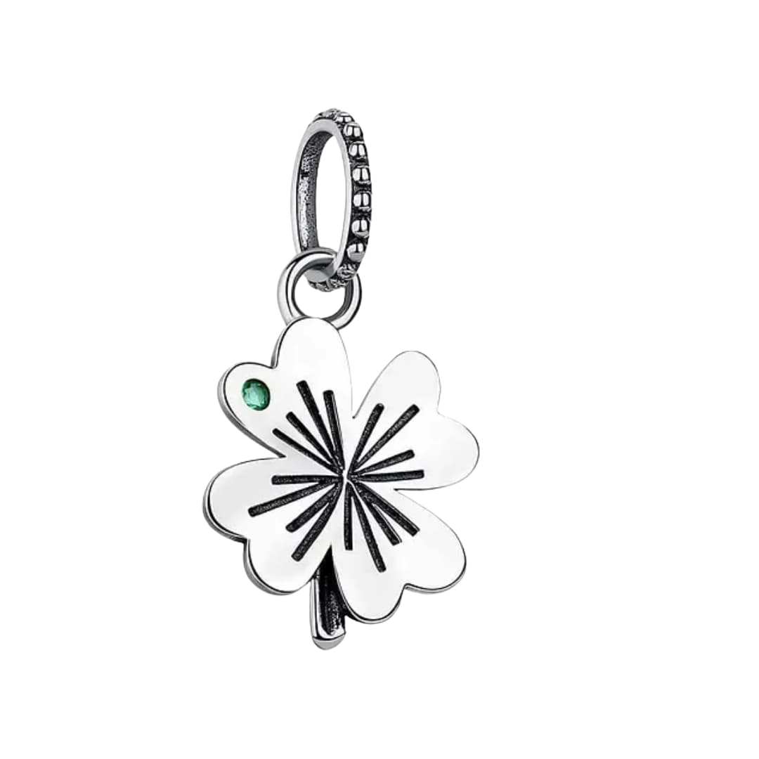 Charm Trébol Plateado