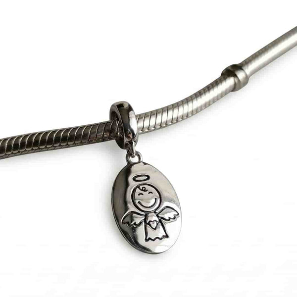 Charm Medallón Ángel Guardián