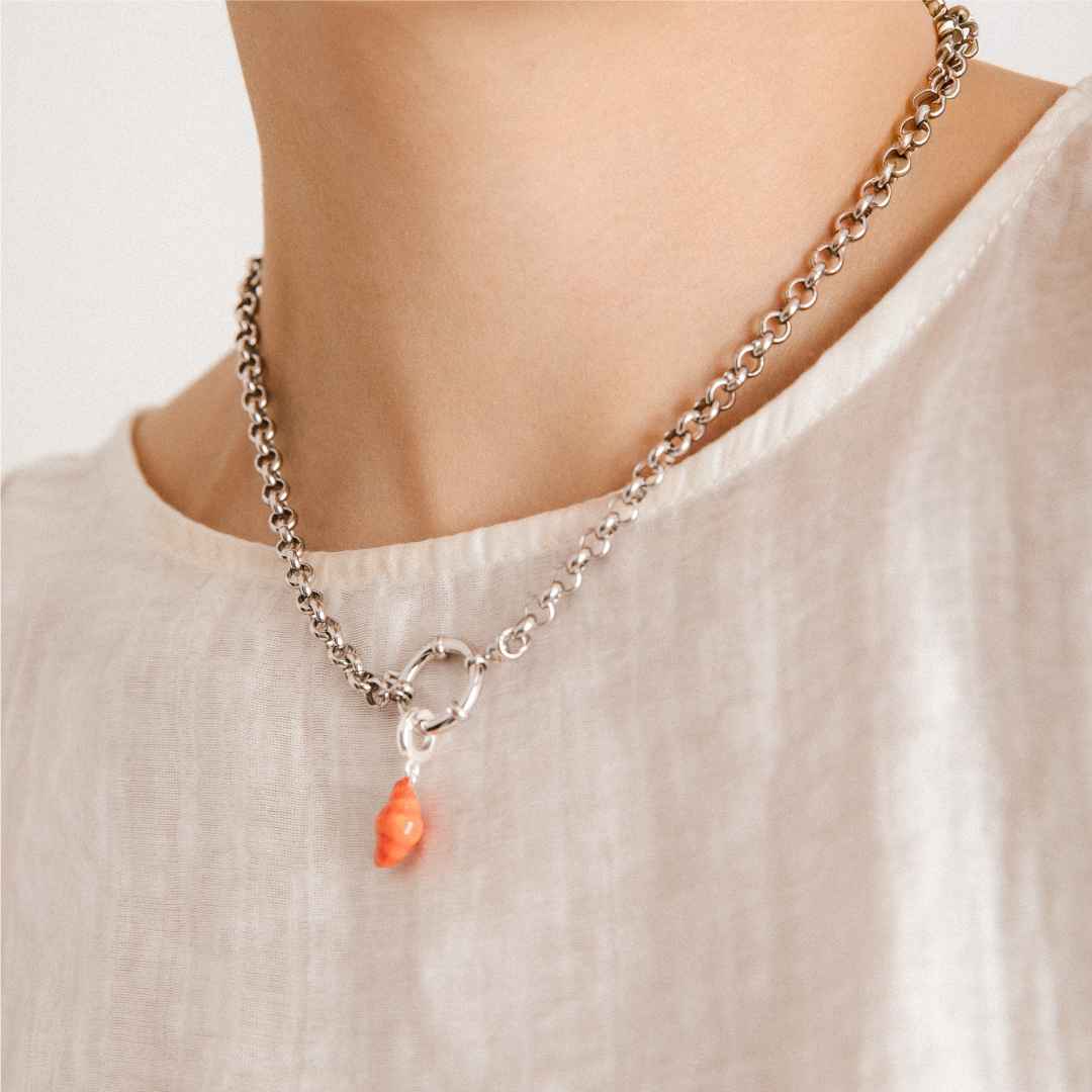 Charm Crossaint Plata 925