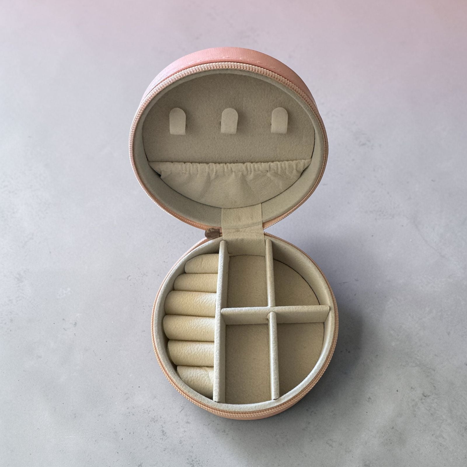 Joyero Circular Rosa 🩷