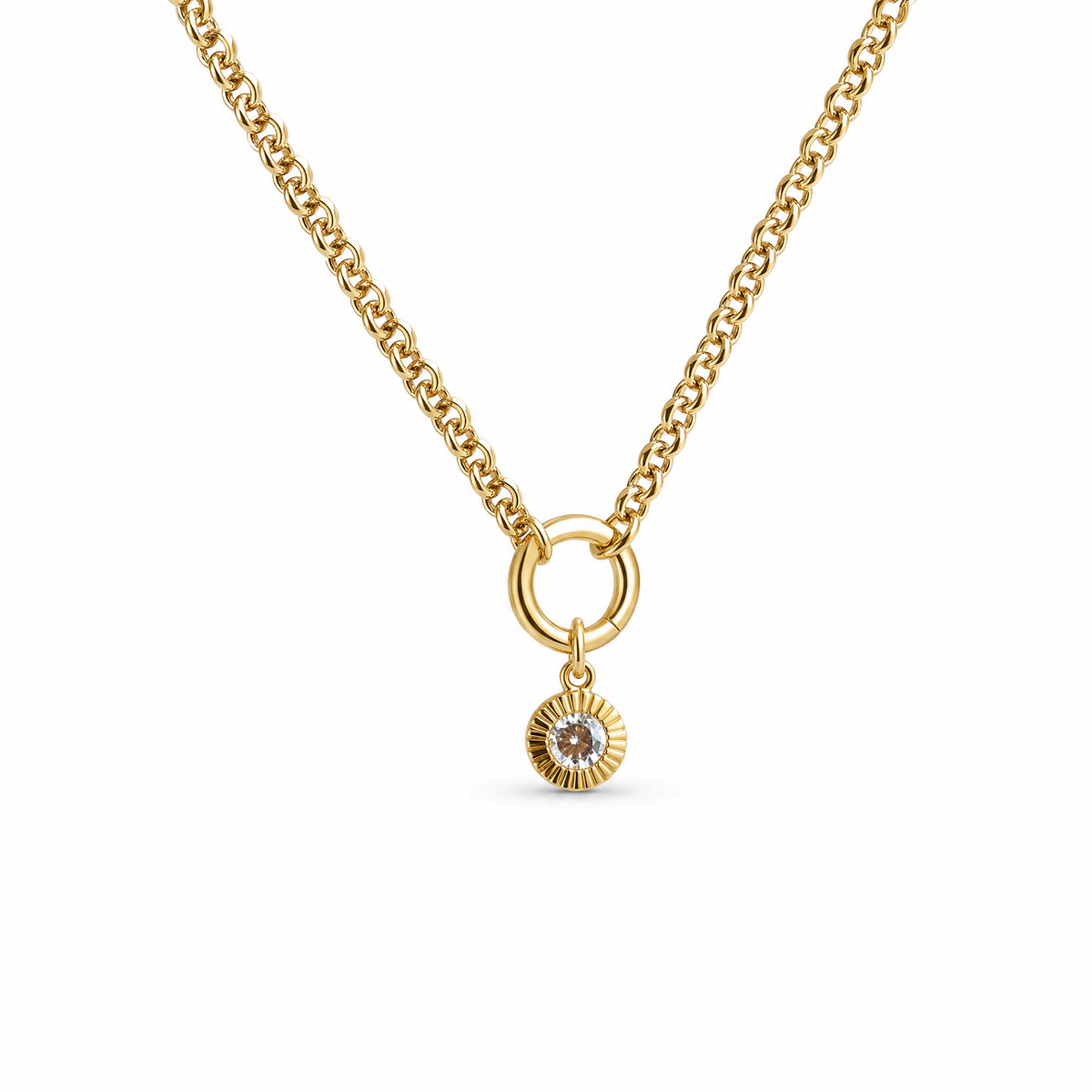 Collar Rolo con Charms de Nacimiento