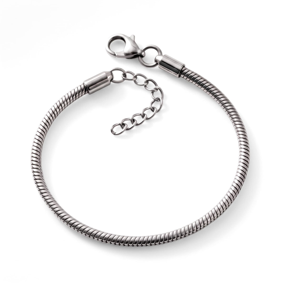 Pulsera flexible plateada ajustable (REGALO)