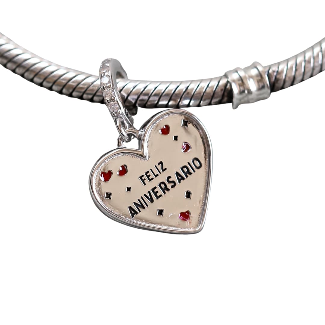 Charm Corazón Feliz Aniversario