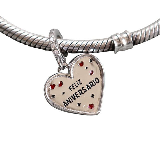 Charm Corazón Feliz Aniversario