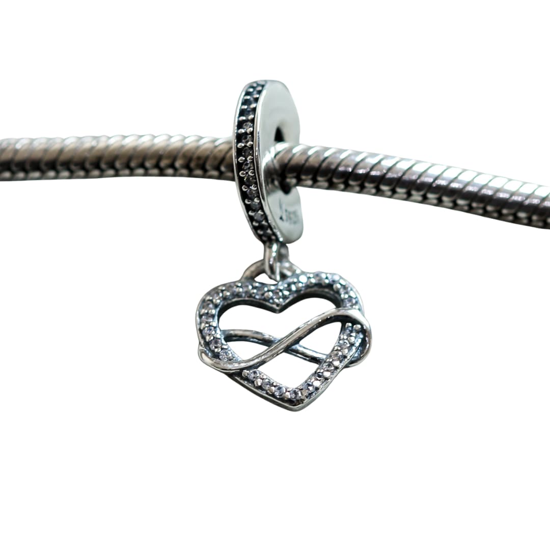 Charm Corazón Infinito Colgante
