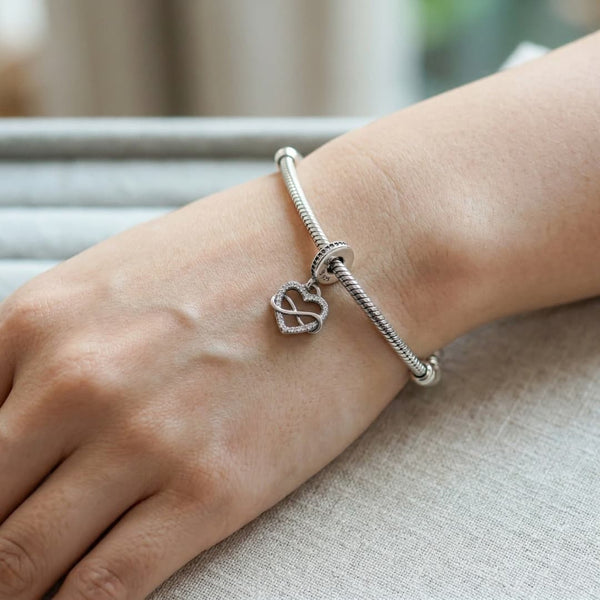 Charm Corazón Infinito Colgante