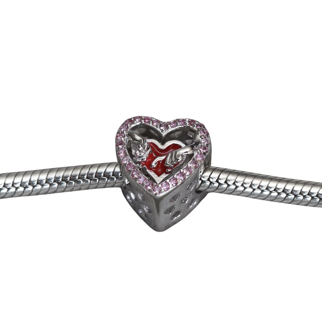 Charm Corazón Pinky Promise Rojo