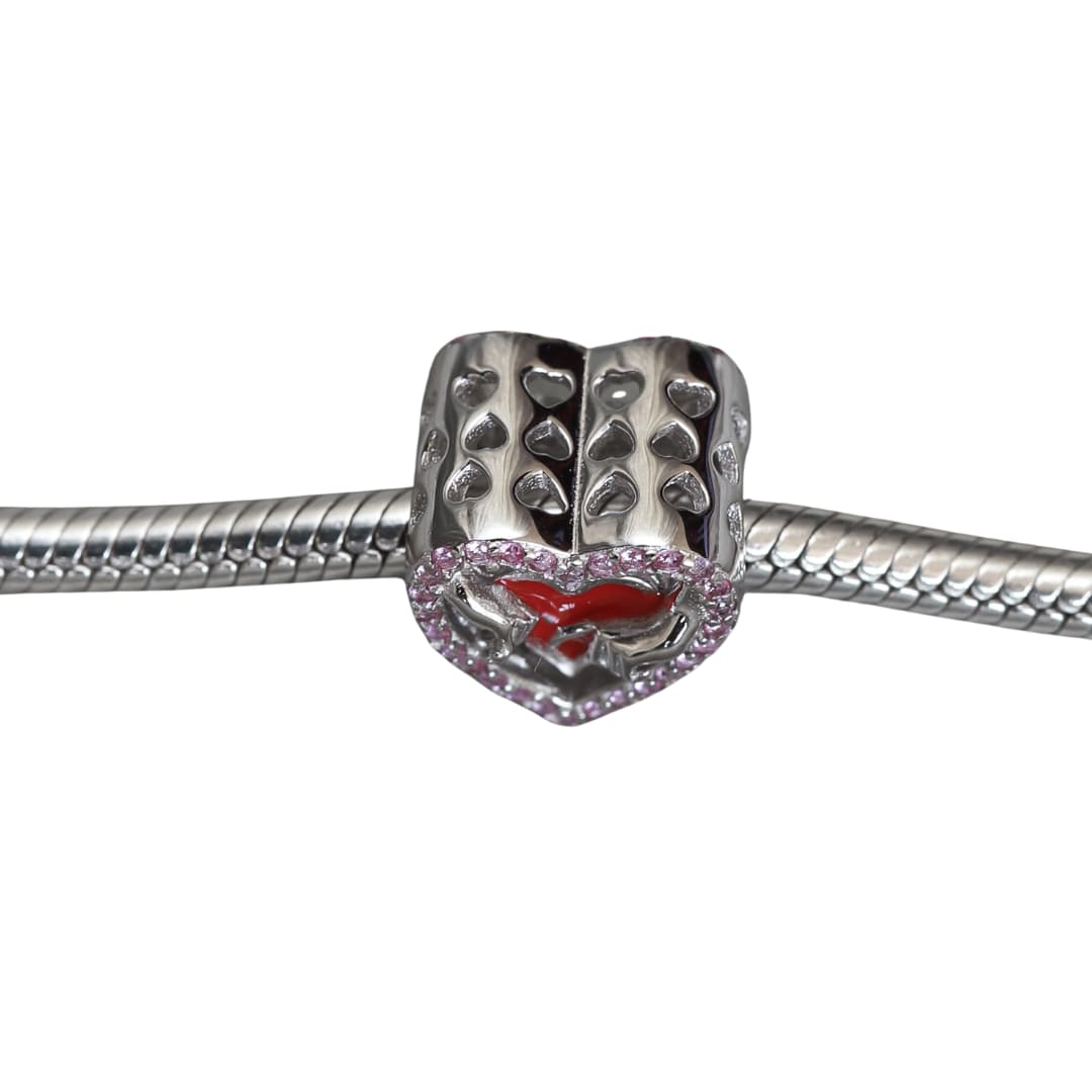 Charm Corazón Pinky Promise Rojo