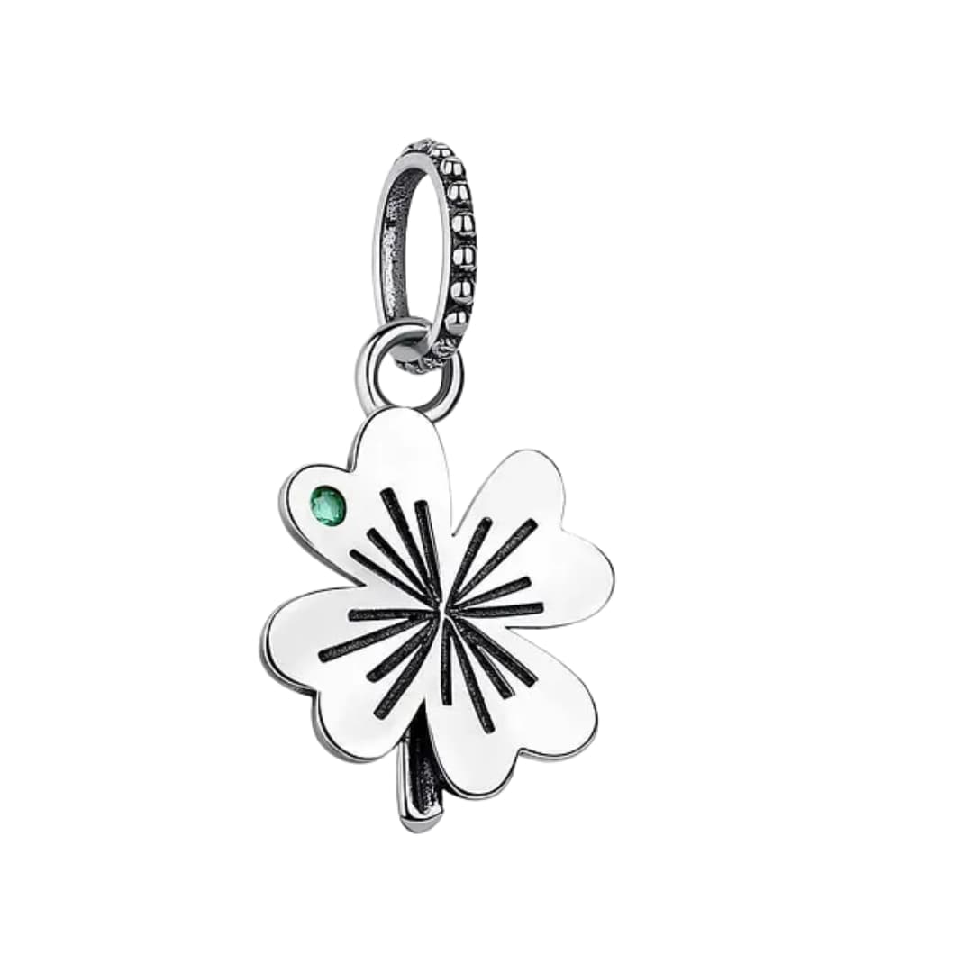 Charm Trébol Plateado