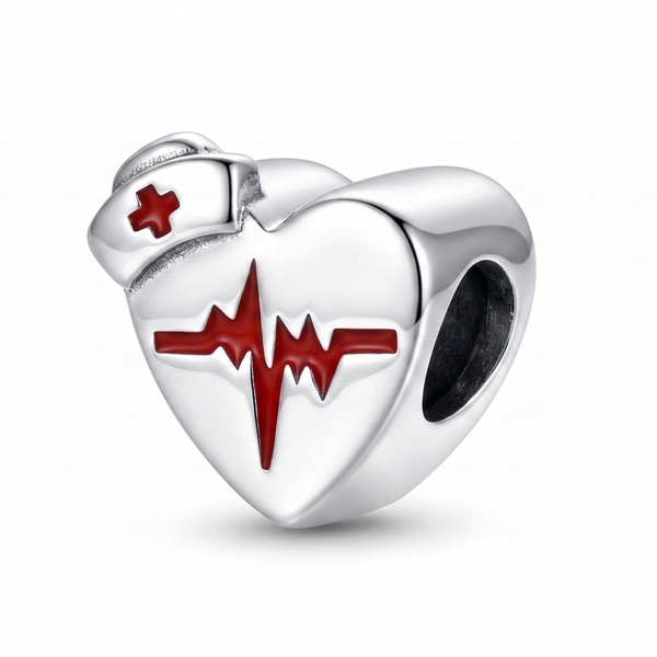 Charm Corazón Enfermera ECG
