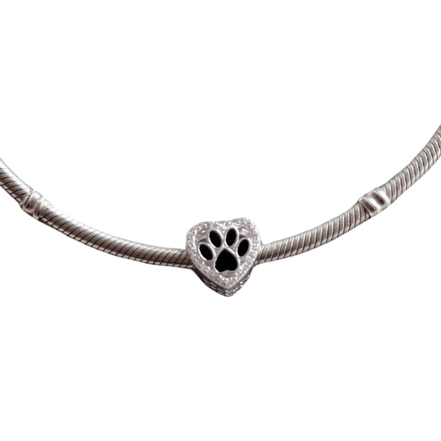 Charm Patita de Perro Brillos