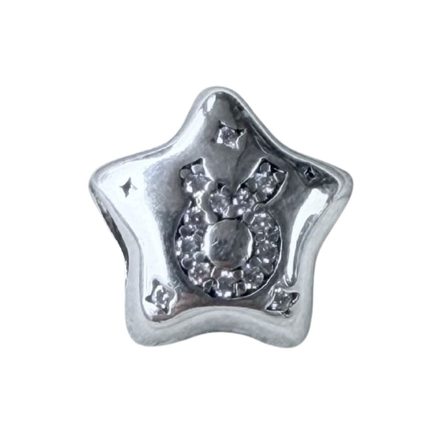 Charm Signo Tauro Enchapado en Plata
