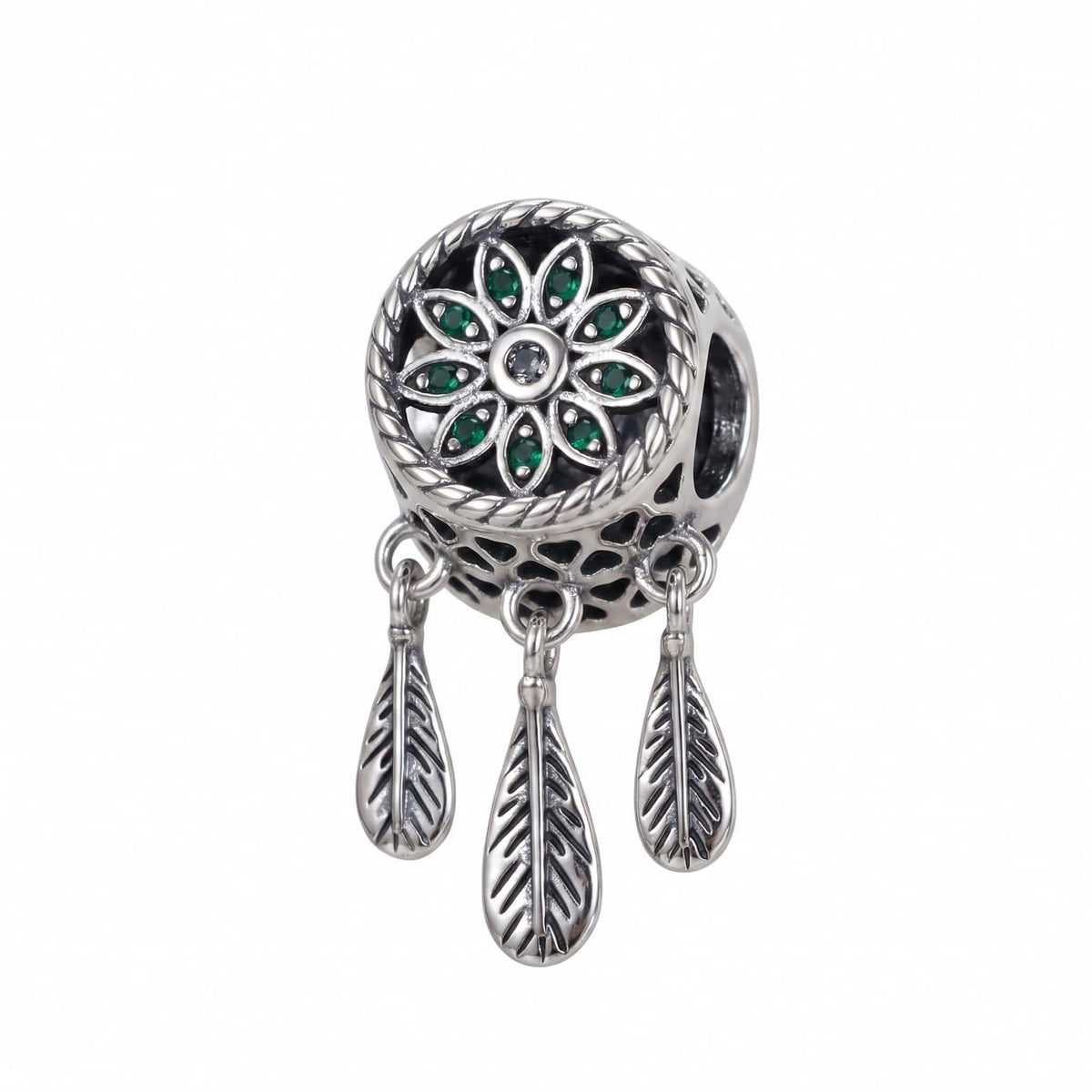 Charm Atrapasueños Mandala Verde