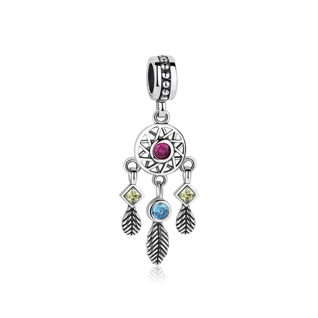 Charm Atrapa Sueños centro Fucsia