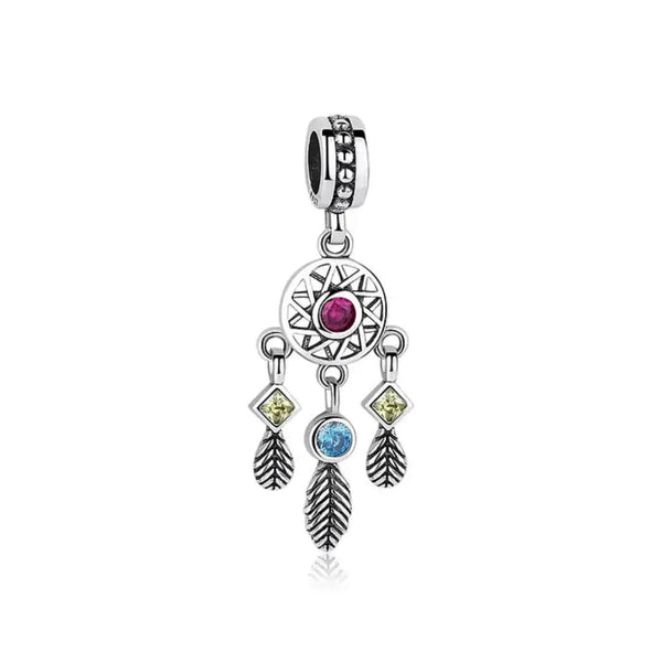Charm Atrapa Sueños centro Fucsia