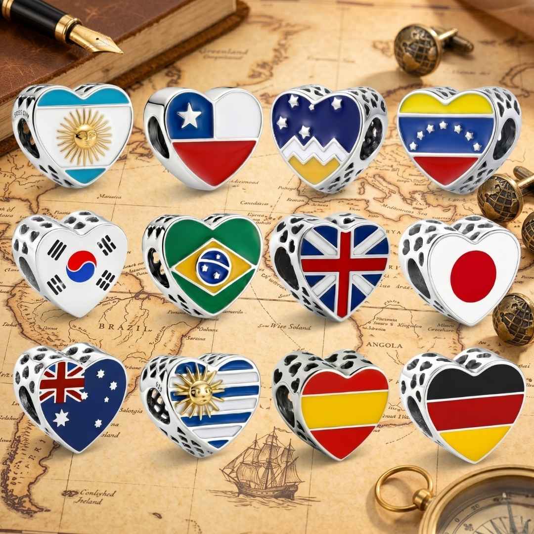 Charm Cozarón Banderas de Paises