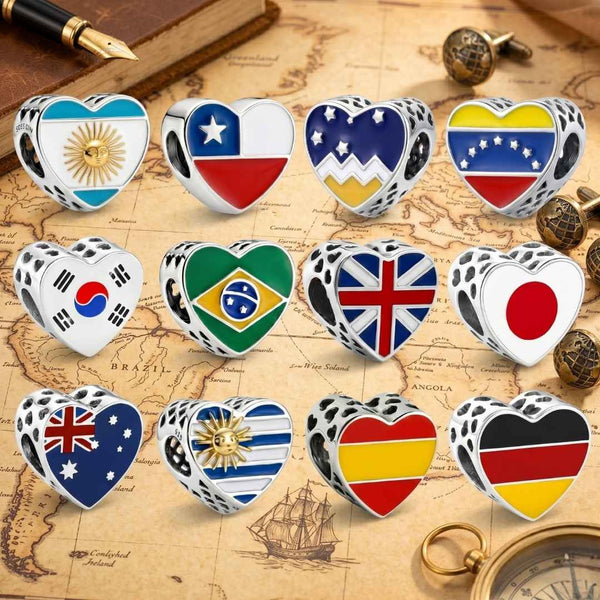 Charm Cozarón Banderas de Paises