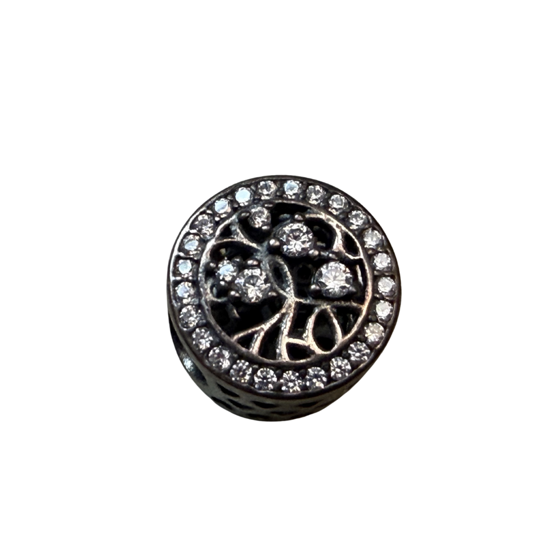 Charm circular enredadera con brillos