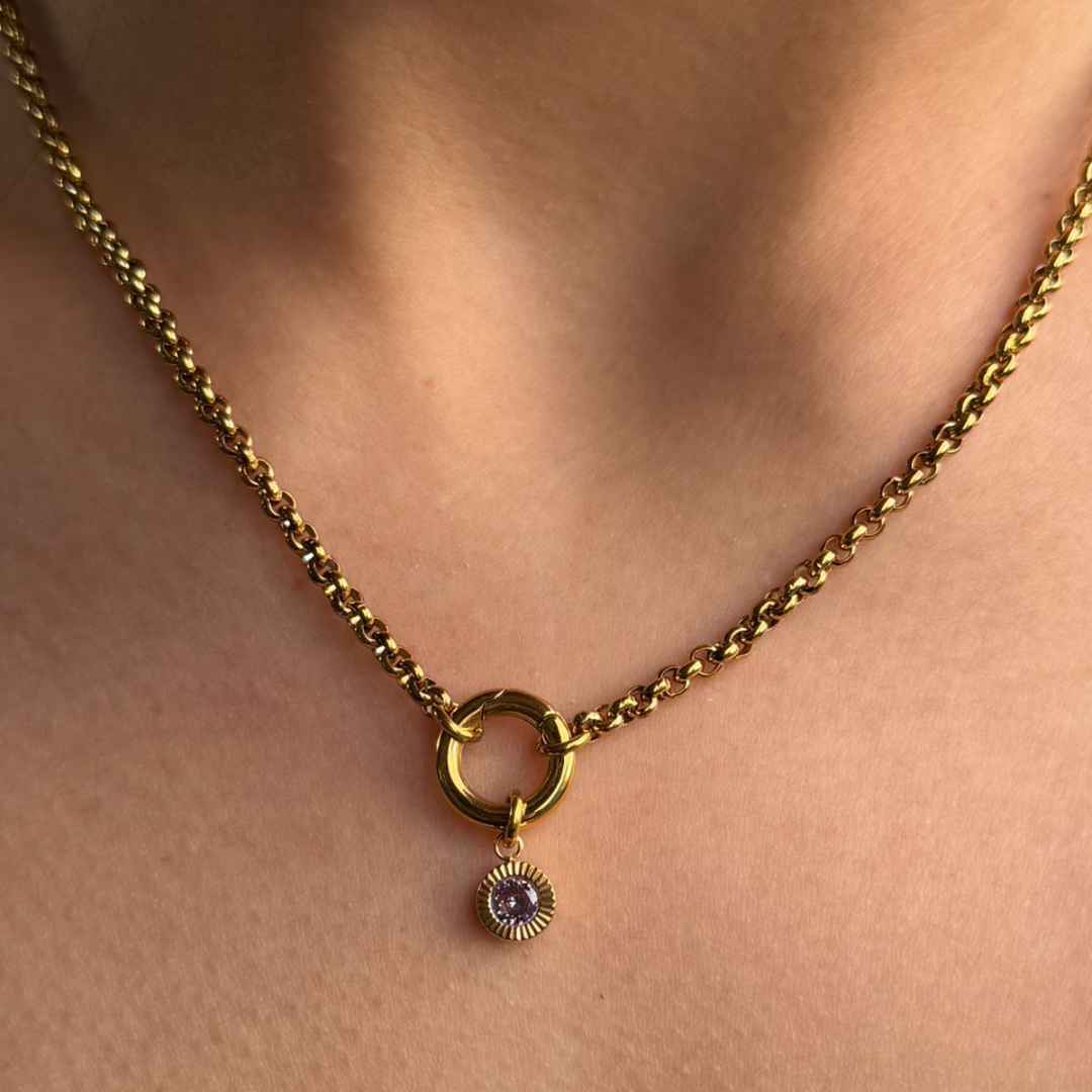 Charm Piedra de Nacimiento Febrero