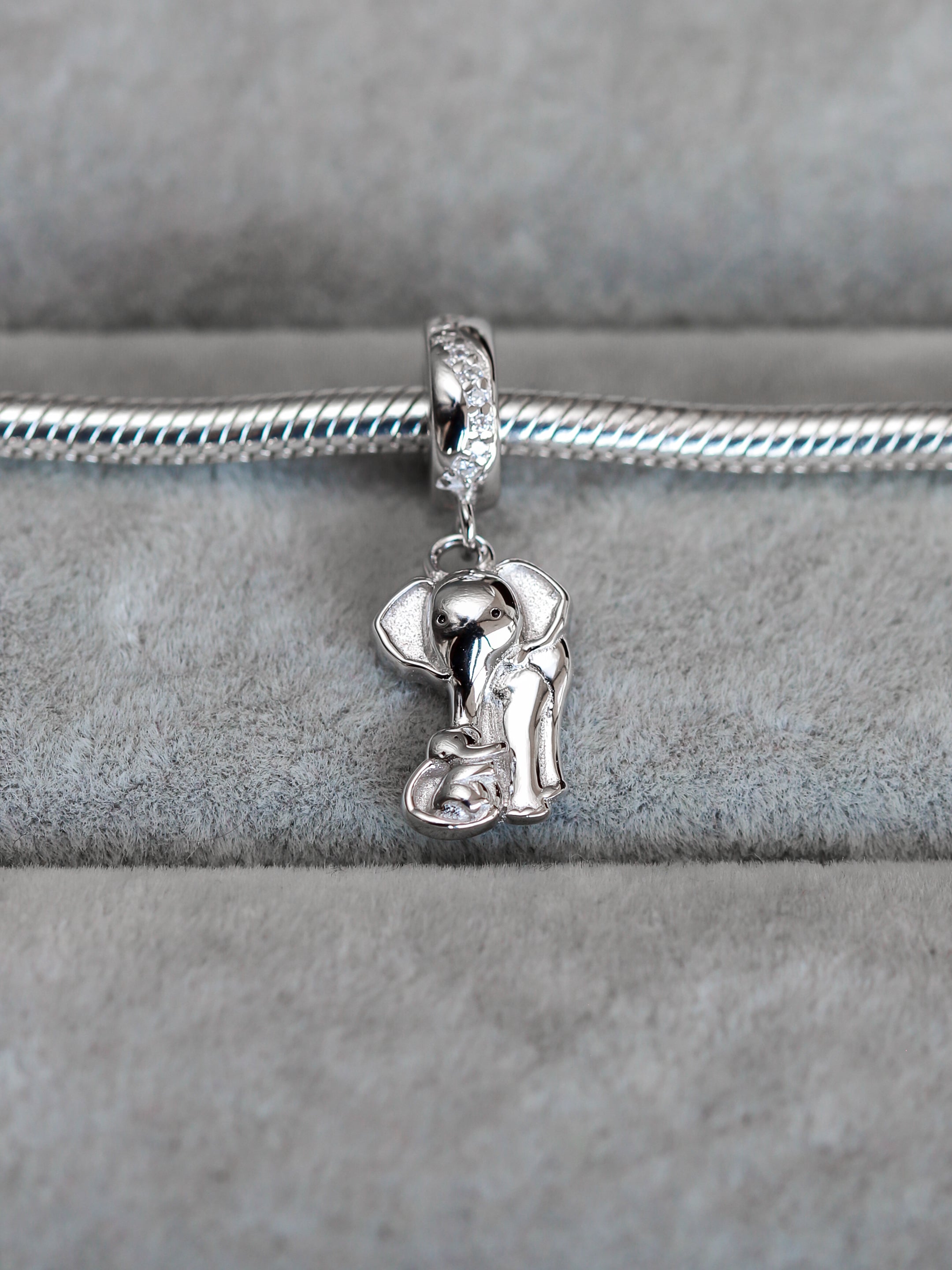 Charm Elefante y su Bebé