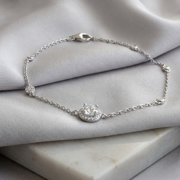 Pulsera de Plata 925 Punto de Luz