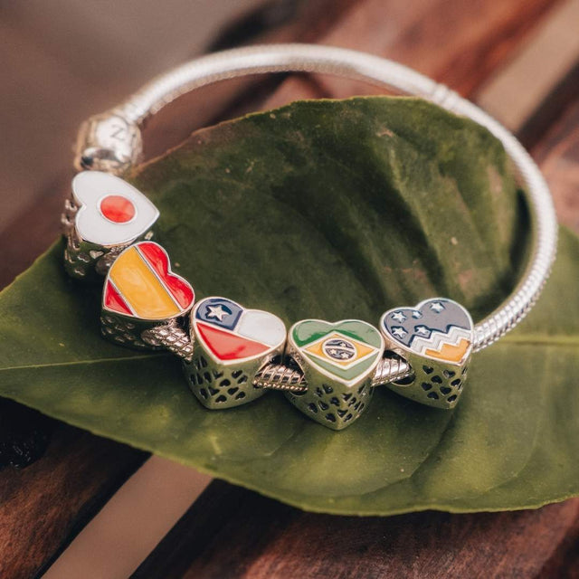 Pulsera de Plata Flexible con Broche Barril