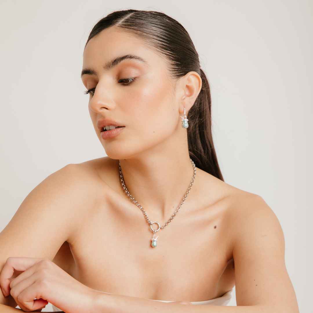 Collar Rolo Plateado