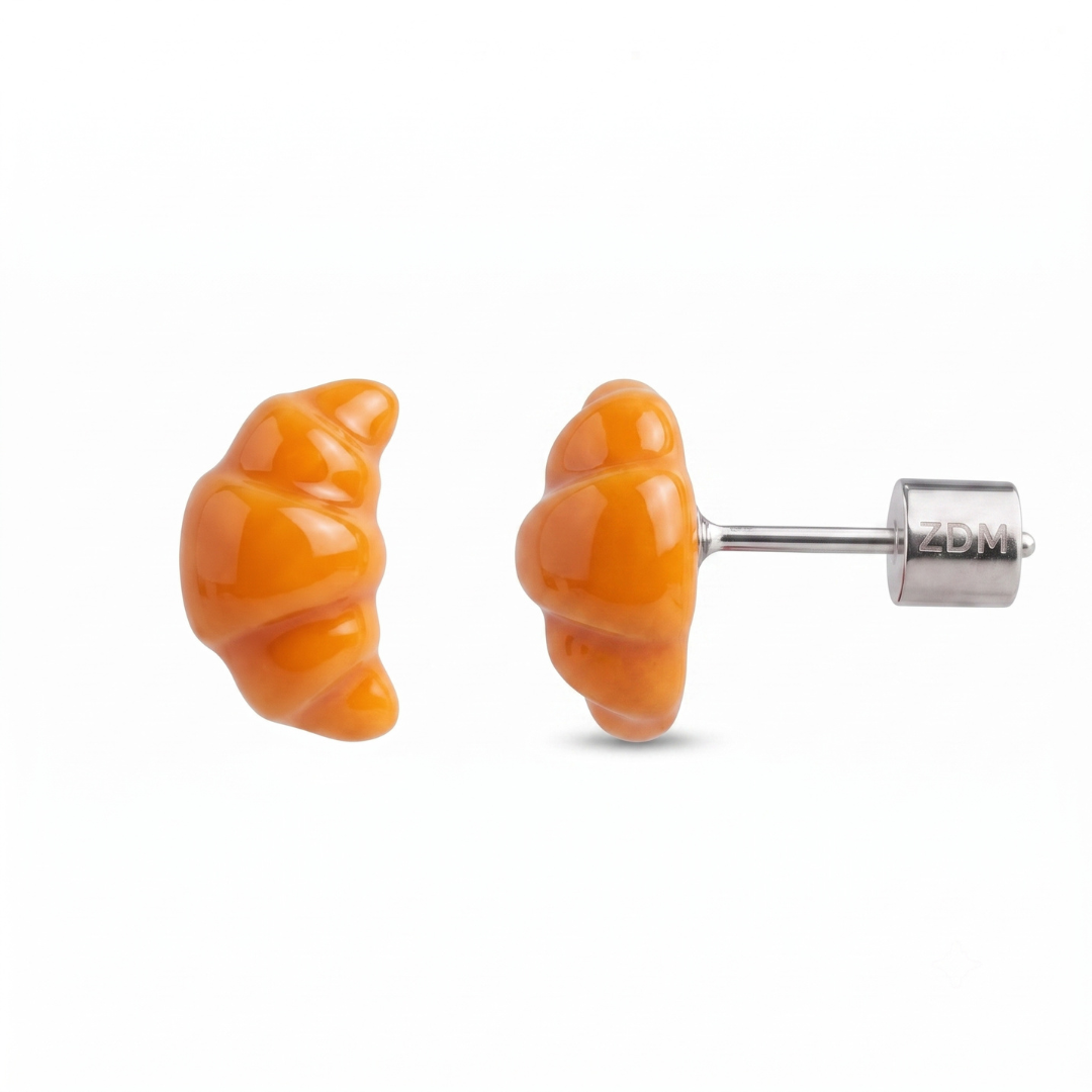Par de Aros Crossaint Plata 925