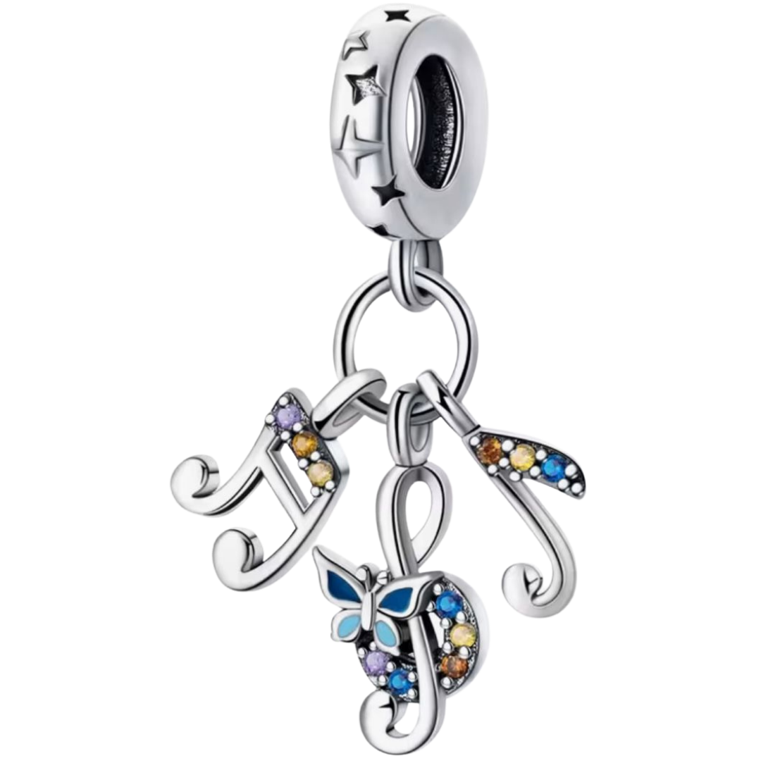 Charm Notas Musicales de Color