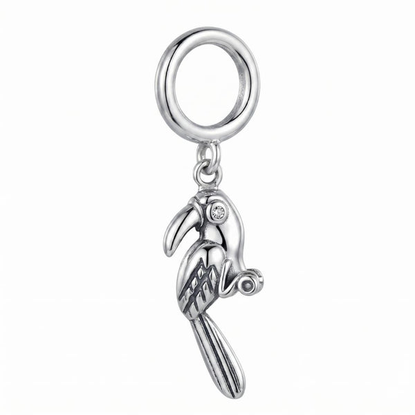 Charm Tucán Plateado