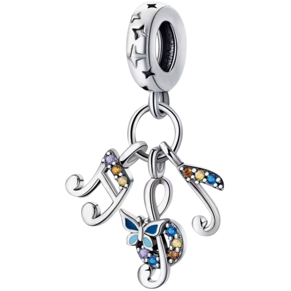 Charm Notas Musicales de Color