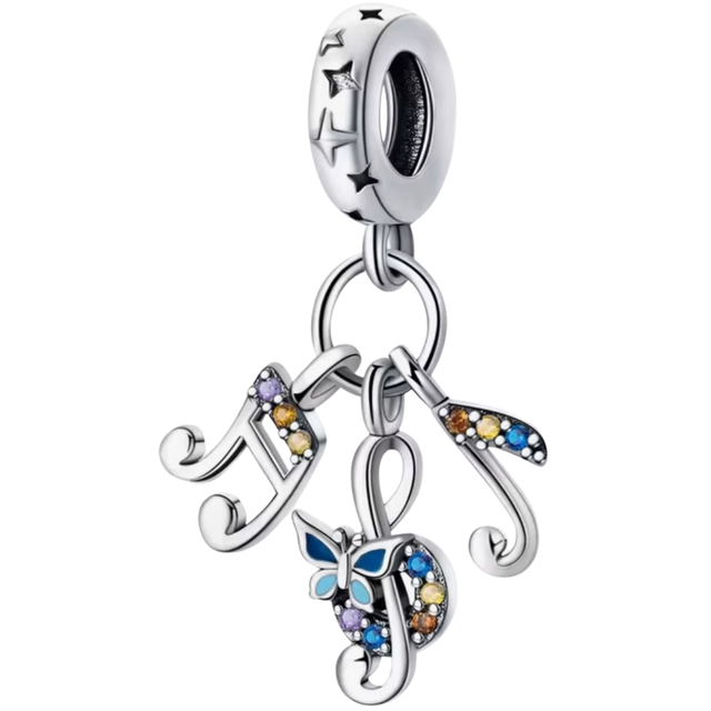 Charm Notas Musicales de Color