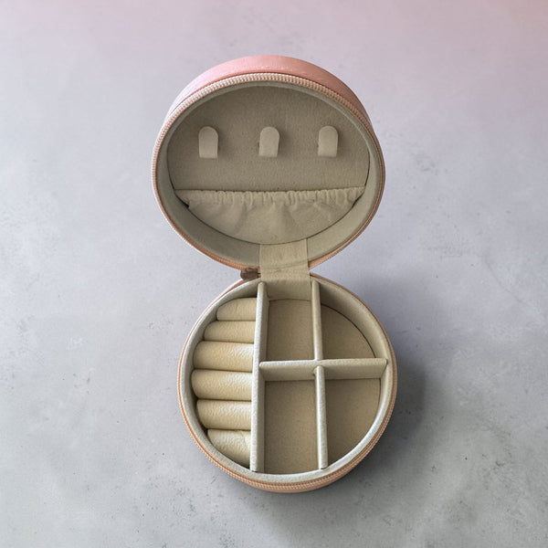 Joyero Circular Rosa 🩷