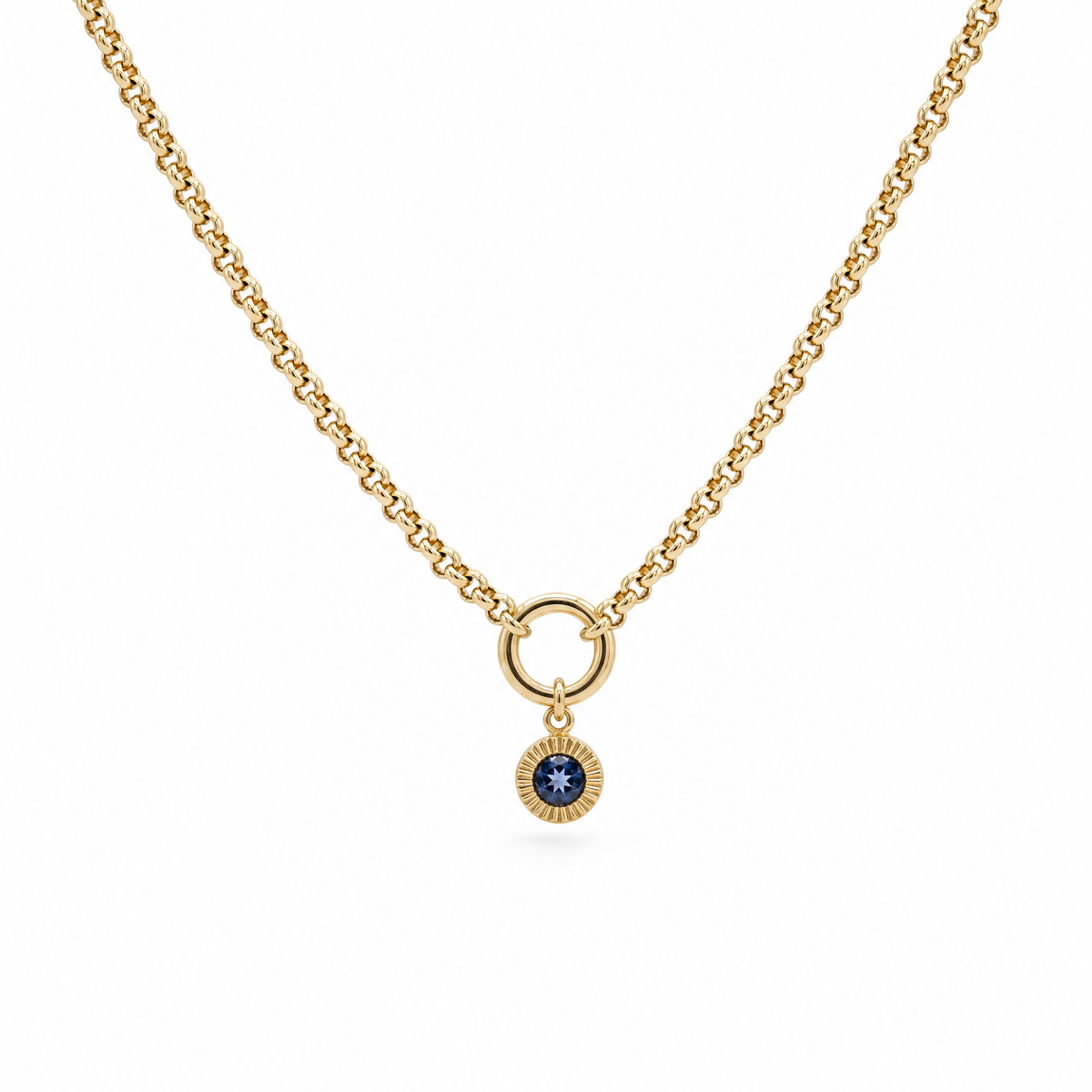Collar Rolo con Charms de Nacimiento