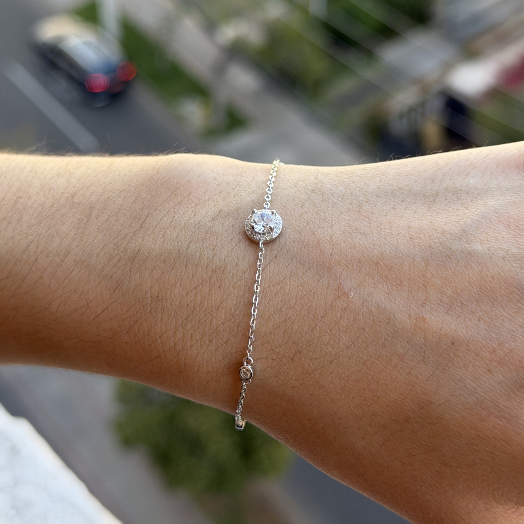 Pulsera de Plata 925 Punto de Luz