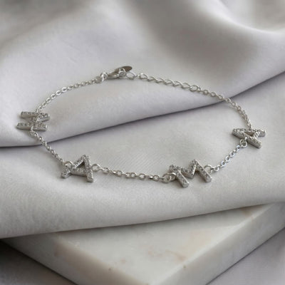 Pulsera de Plata Mamá