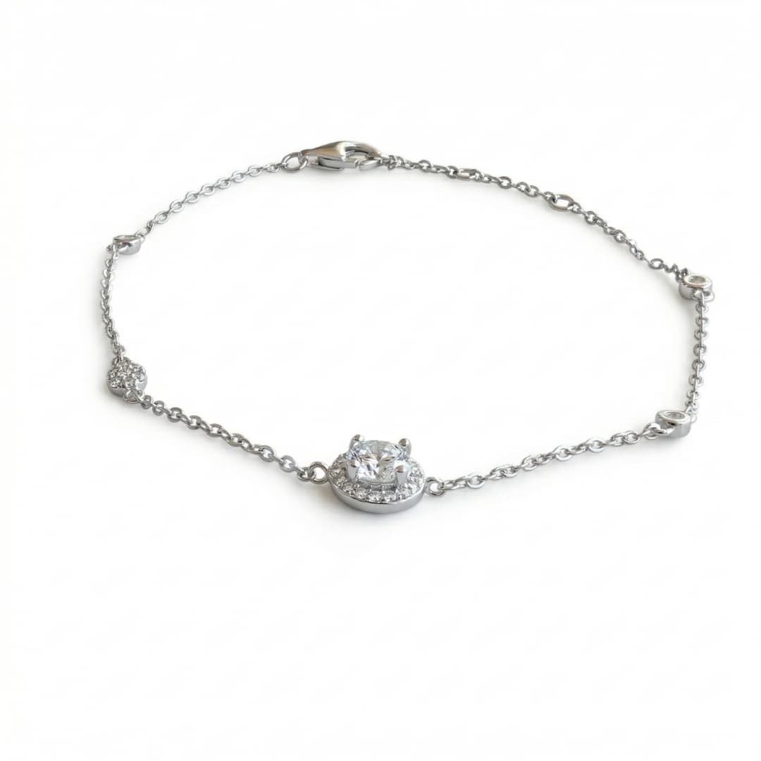 Pulsera de Plata 925 Punto de Luz