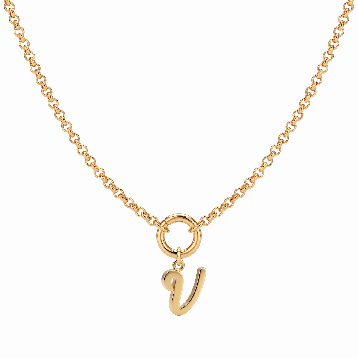 Charm Letra Inicial V