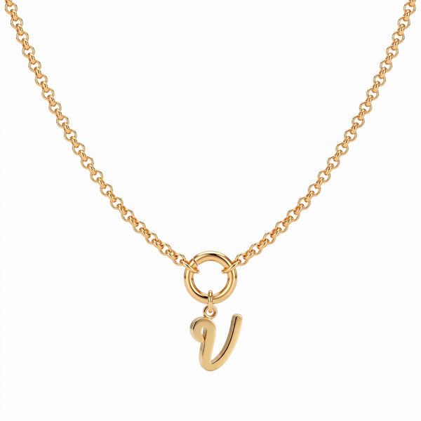 Charm Letra Inicial V