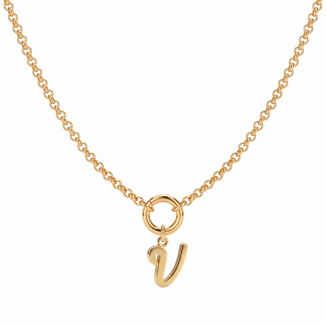 Charm Letra Inicial V